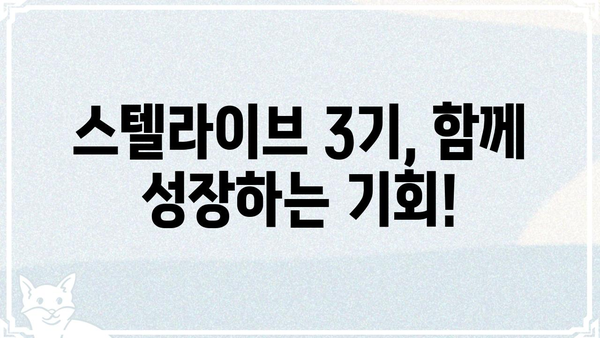 스텔라이브 3기 참가자를 위한 완벽 가이드| 합격 전략부터 활동 팁까지 | 스텔라이브, 3기, 참가, 합격, 활동