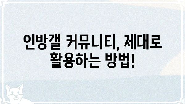 인방갤 핵심 정보 총정리| 인기 스트리머, 핫한 콘텐츠, 커뮤니티 가이드 | 인방, 스트리밍, 커뮤니티, 정보