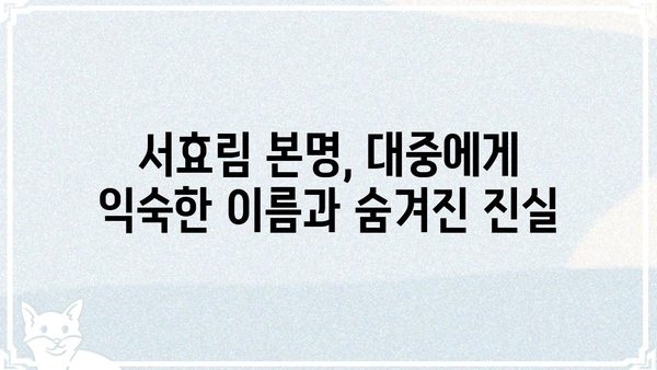 서효림 본명, 배우의 진짜 이름은? | 서효림, 본명, 배우, 연예인, 프로필