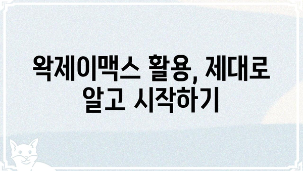 왁제이맥스 사용 가이드| 최고의 성능을 위한 팁과 정보 | 왁제이맥스, 사용법, 팁, 가이드, 성능, 최적화