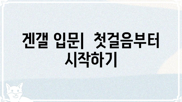 겐갤에서 꼭 알아야 할 필수 정보| 초보자를 위한 가이드 | 겐갤, 정보, 가이드, 입문, 커뮤니티
